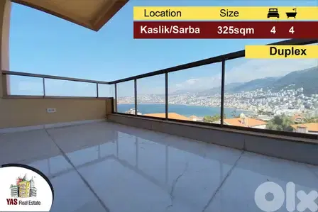 Kaslik / Sarba 325m2 | Duplex | Luxurious | Classy Area | IV