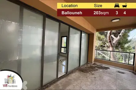 Ballouneh 203m2 | Brand New | Super Luxurious | Prime Location | MY |
