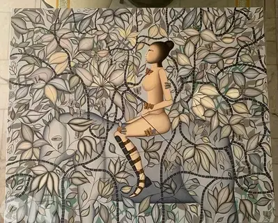 “The Jungle” 1m20 x 1m, acrylic