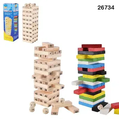 Jenga wood game