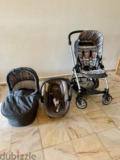 pram stroller baby chair and basinet set