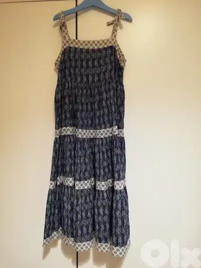 Zara blue & white dress
