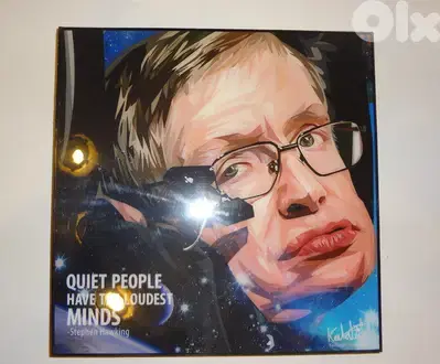 Stephen Hawking funko pop wall mountable photo frame 26*26cm