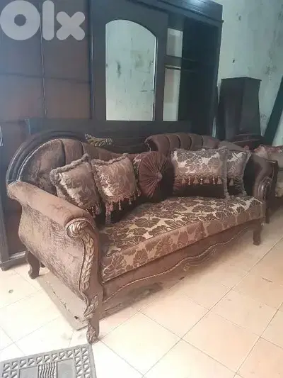 طقم كنبايات خشب زان ست قطع