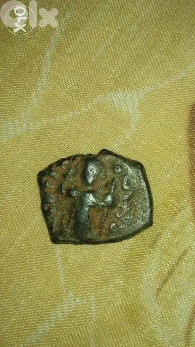 Ancient Byzantine Eastern Roman Bronze Coin Constans II year 641AD
