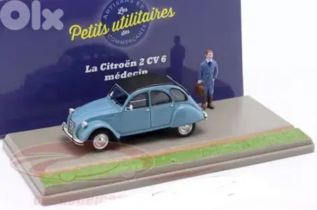 Citroën 2CV (Medical) diecast car model 1;43.