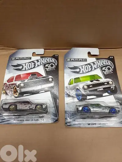 Hot wheels Zamac 50th Anniversary (8 cars) diecast car model 1;64.