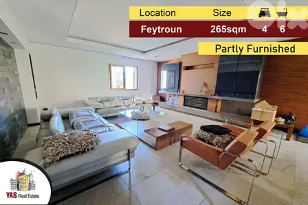 Feytroun 265m2 | Rarely Used | Partly Furnished | Mountain View | DA