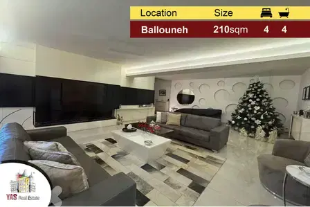 Ballouneh 210m2 | 140m2 Terrace | Super Upgraded | Catch |