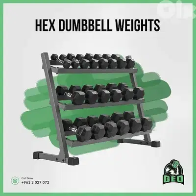 New Hexagon dumbbells offer for limited quantity GEO SPORT 03027072