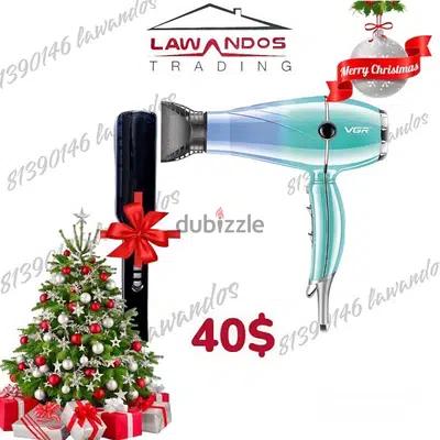 Sechoire VGR 2400w + Fer lisse سشوار + فير مملس