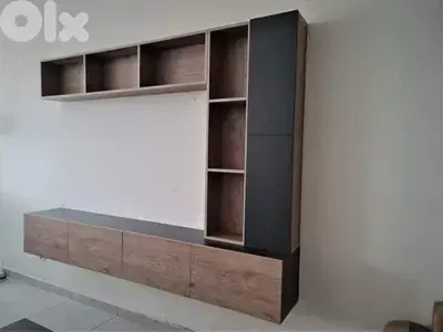 New TV Unit high quality colour black and brown