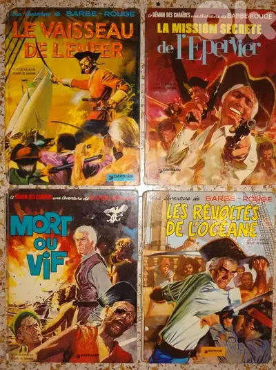 Barbe rouge french comics magazines