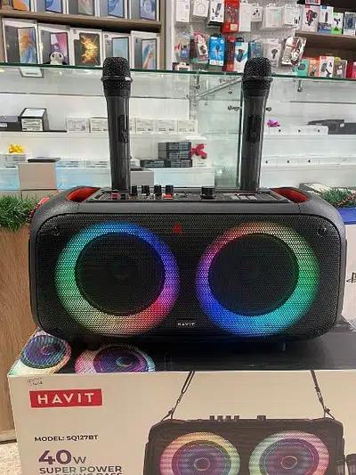 KARAOKE SPEAKER WITH 2 MICROPHONES HAVIT