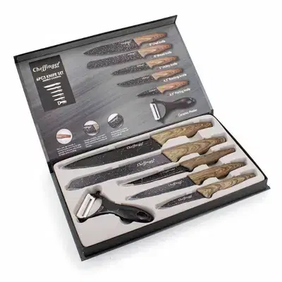 cheffinger 6pc knifes set ceramic