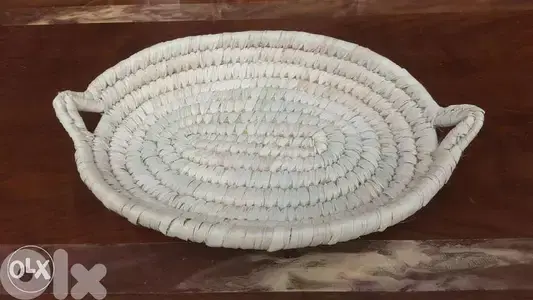 سلة اش أوفال بمسكتين مميز
