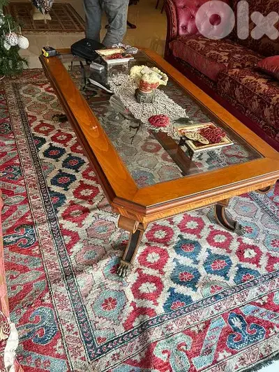 طاولة نص كبيرة خشب زان توصاية