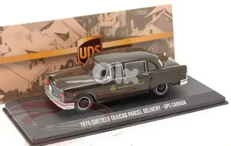 Checker Taxi Cab 1975 (UPS postal) diecast car model 1;43
