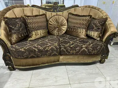 طقم كنبايات خشب زان ست قطع توصاية