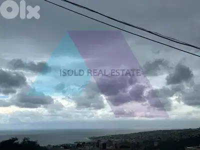 Licensed Land+sea view, Blat, Jbeil Near LAU Uni بلاط جبيل اطلالة بحر