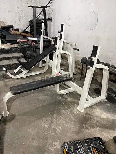 Olympic benches like new we have also all sports equipment