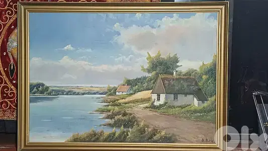 لوحة رسم زيتي اوروبية