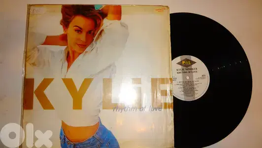 Kylie Minogue "Rhythm of love" album vinyl