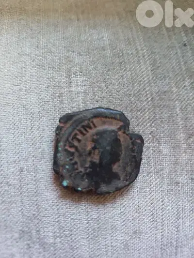 Ancient Byzantine Coin for Emperor Justinian year 527 AD