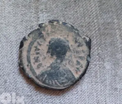 Ancient Eastern Roman coin for Emperor Anastasius I year 491 AD
