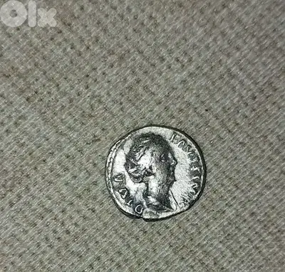 Ancient Roman Queen Faustina the Elder Silver Coin Denarius year 141AD