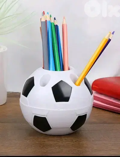 football stationery stand