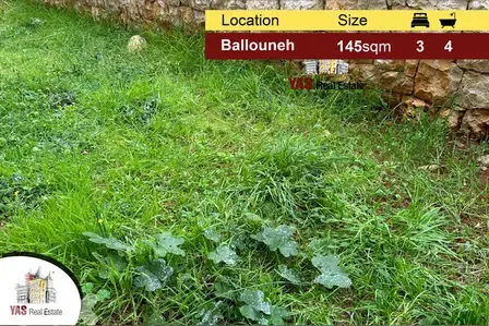 Ballouneh 145m2 | 60m2 Garden | Super Luxurious | Prime Location | MY
