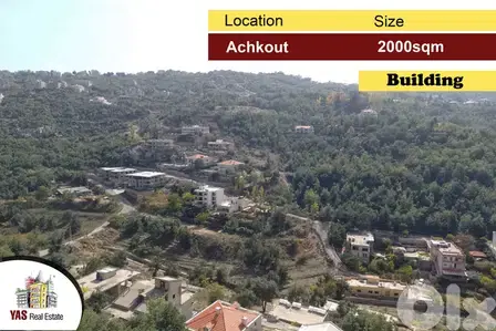 Achkout 2000m2 | Building for Sale | Panoramic View | Core & Shell |MY