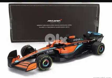 Mclaren MCL36 F1 diecast car model 1:24.