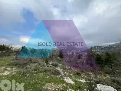 6437 m2 land + open view for sale in Lehfed/Jbeil - أرض للبيع في لحفد