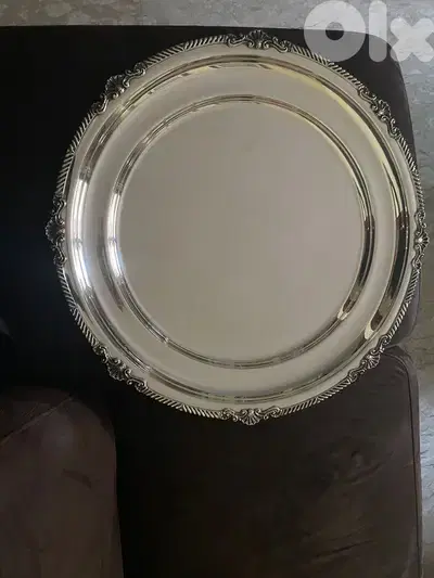 Silver Round tray ( Verdi ) Silver Round tray ( Verdi )