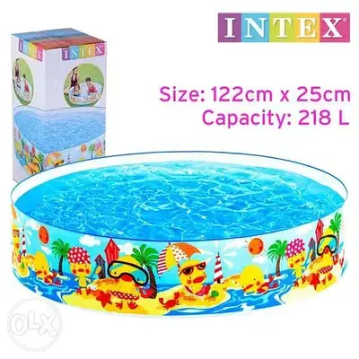 Original Intex Swimming Pool Kids Size 122cm x 25cm