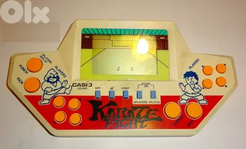 Vintage Casio Karate fight handled game