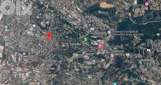 land for sale in Baabda(residential palace area)أرض قرب القصر الجمهوري