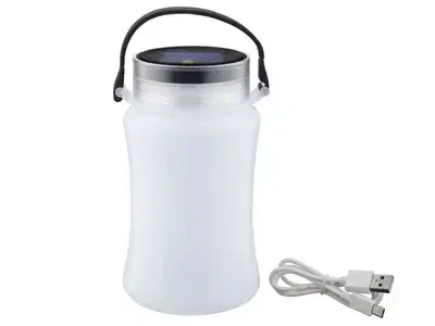 crivit solar outdoor light (&rechargeable) silicone