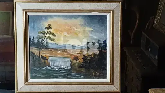 لوحة رسم زيتي