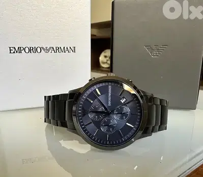 New Authentic Emporio Armani Classy black & Blue