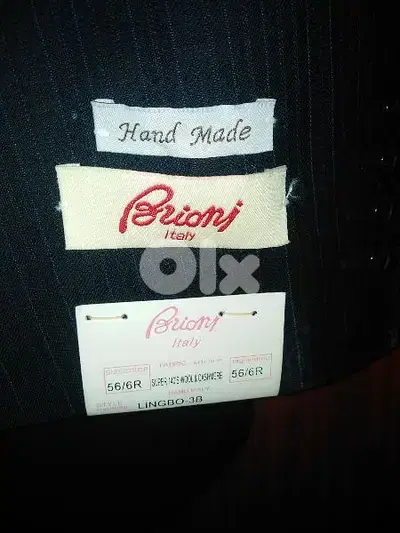 Brioni Suit size 56 dark blue hand made