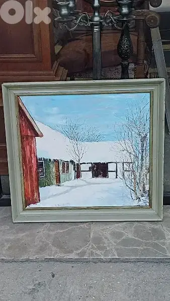 لوحة رسم زيتي