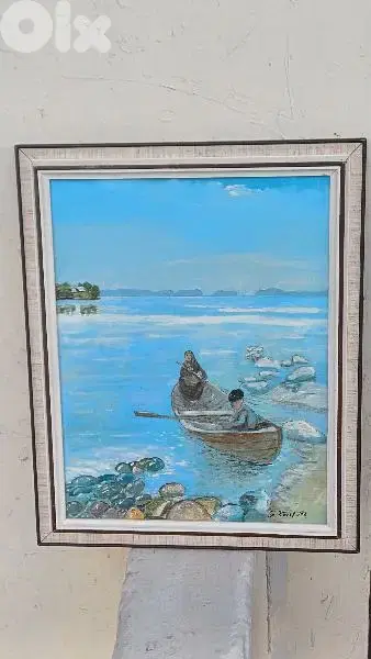 لوحة رسم زيتي اوروبية