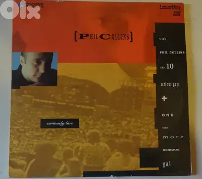 Phil Collins – Seriously Live laserdisc