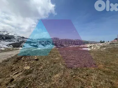 Near Laklouk Ski Resort, land+open view 4 sale in Laklouk - لقلوق