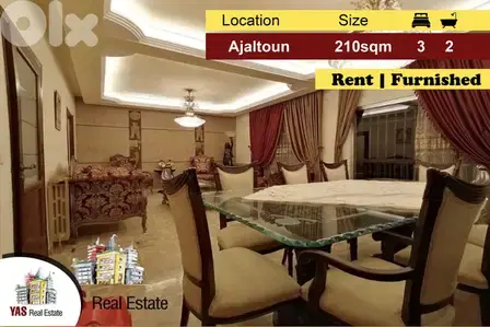 Ajaltoun 210m2 | Luxury | Rent | Open View | Excellent Condition |KH