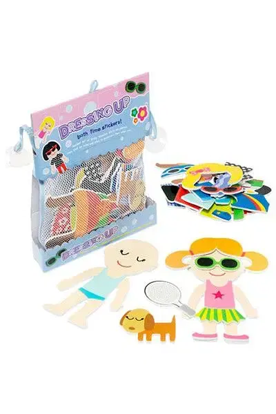 bath time stickers dressing up