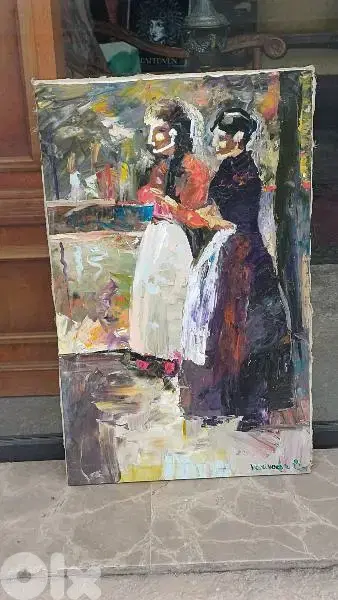 لوحة رسم زيتي